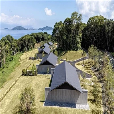 小屋用の立っている縫い目板屋根